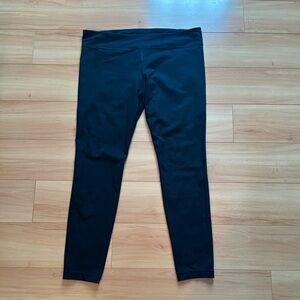 Under Armour Black Leggings skinny ankle athletic lounge XL stretch workout